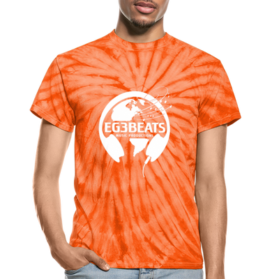 EG3BEATS TIE DYE T-SHIRT - spider orange