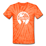 EG3BEATS TIE DYE T-SHIRT - spider orange