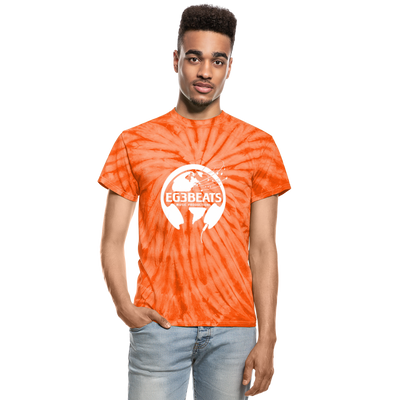 EG3BEATS TIE DYE T-SHIRT - spider orange