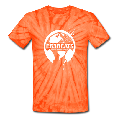 EG3BEATS TIE DYE T-SHIRT - spider orange