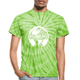 EG3BEATS TIE DYE T-SHIRT - spider lime green