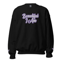 BEAUTIFUL I AM PURPLE Unisex Sweatshirt