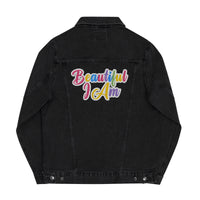 BEAUTIFUL I AM Unisex Denim Jacket