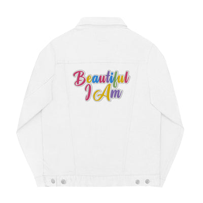 BEAUTIFUL I AM Unisex Denim Jacket