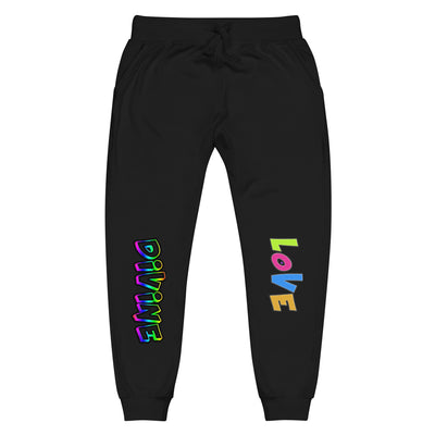 EG3BEATS LOVE DIVINE Unisex Fleece Sweatpants Joggers