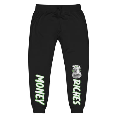 EG3BEATS MONEY RICHES Unisex Fleece Sweatpants Joggers