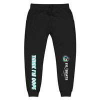 EG3BEATS MY IMAGINARY FRIENDS THINK I'M DOPE Unisex Fleece Sweatpants Joggers