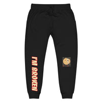 EG3BEATS I'M BROKEN Unisex Fleece Sweatpants Joggers