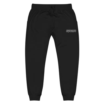 EG3BEATS BLACK Unisex Fleece Sweatpants Joggers