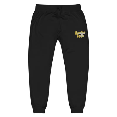 BEAUTIFUL I AM GOLD Unisex Fleece Sweatpants Joggers