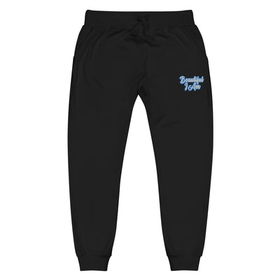 BEAUTIFUL I AM SKY BLUE Unisex Fleece Sweatpants Joggers