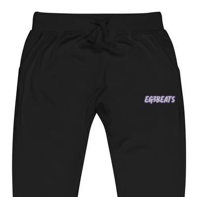 EG3BEATS EMBROIDERY Unisex Fleece Sweatpants Joggers