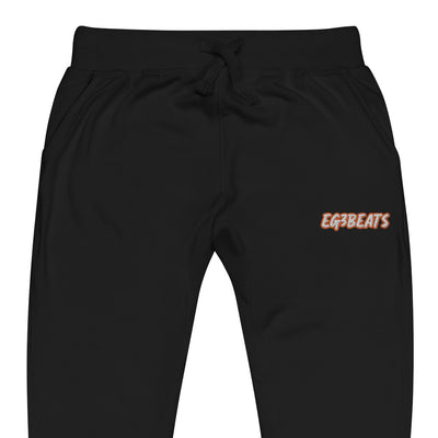 EG3BEATS ORANGE Unisex Fleece Sweatpants Joggers