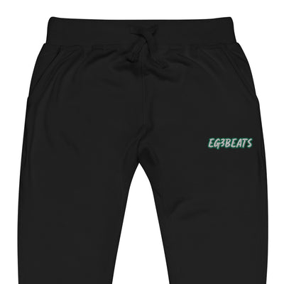 EG3BEATS GREEN Unisex Fleece Sweatpants Joggers