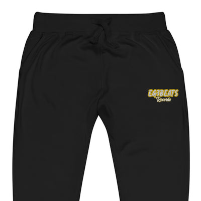 EG3BEATS RECORDS GOLD Unisex Fleece Sweatpants Joggers