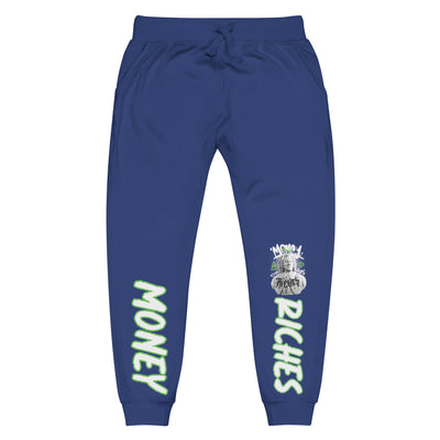 EG3BEATS MONEY RICHES Unisex Fleece Sweatpants Joggers