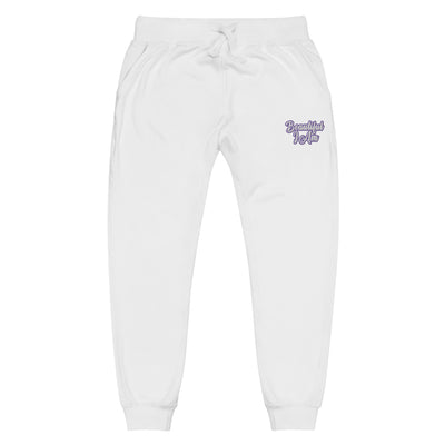 BEAUTIFUL I AM PURPLE Unisex Fleece Sweatpants Joggers