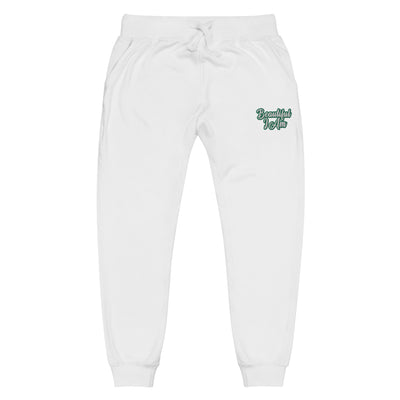 BEAUTIFUL I AM GREEN Unisex Fleece Sweatpants Joggers