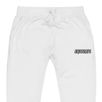 EG3BEATS WHITE Unisex Fleece Sweatpants Joggers