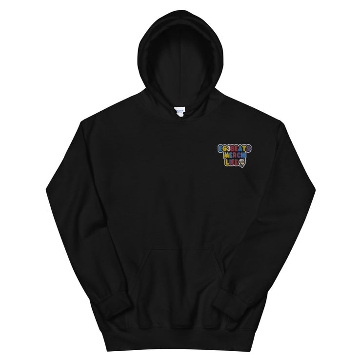 EG3BEATS MERCH LIFE EMBROIDERED HOODIE