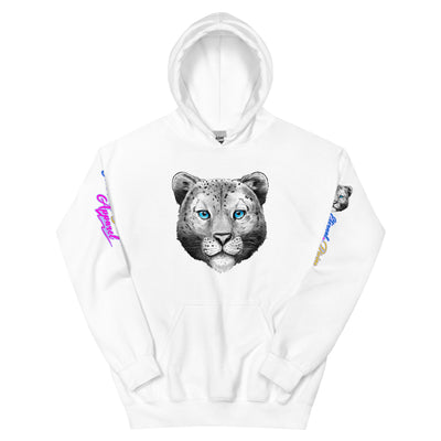 ETERNAL DIVINE APPAREL SNOW LEOPARD Unisex Hoodie