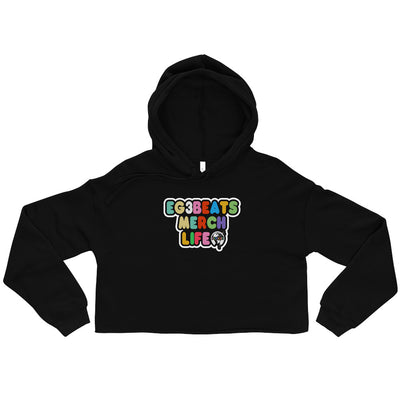 EG3BEATS WOMENS MERCH LIFE CROP PULLOVER