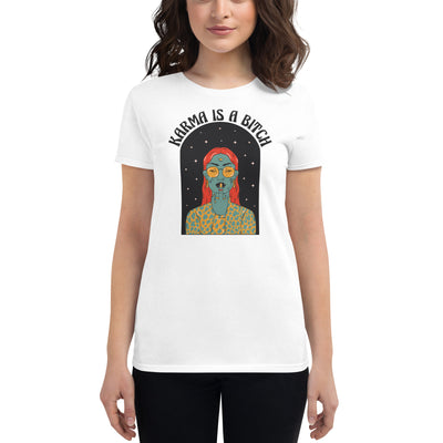 BEAUTIFUL I AM KARMA Women's Short Sleeve T-Shirt