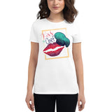 BEAUTIFUL I AM KISS THE CHEF Women's Short Sleeve T-Shirt